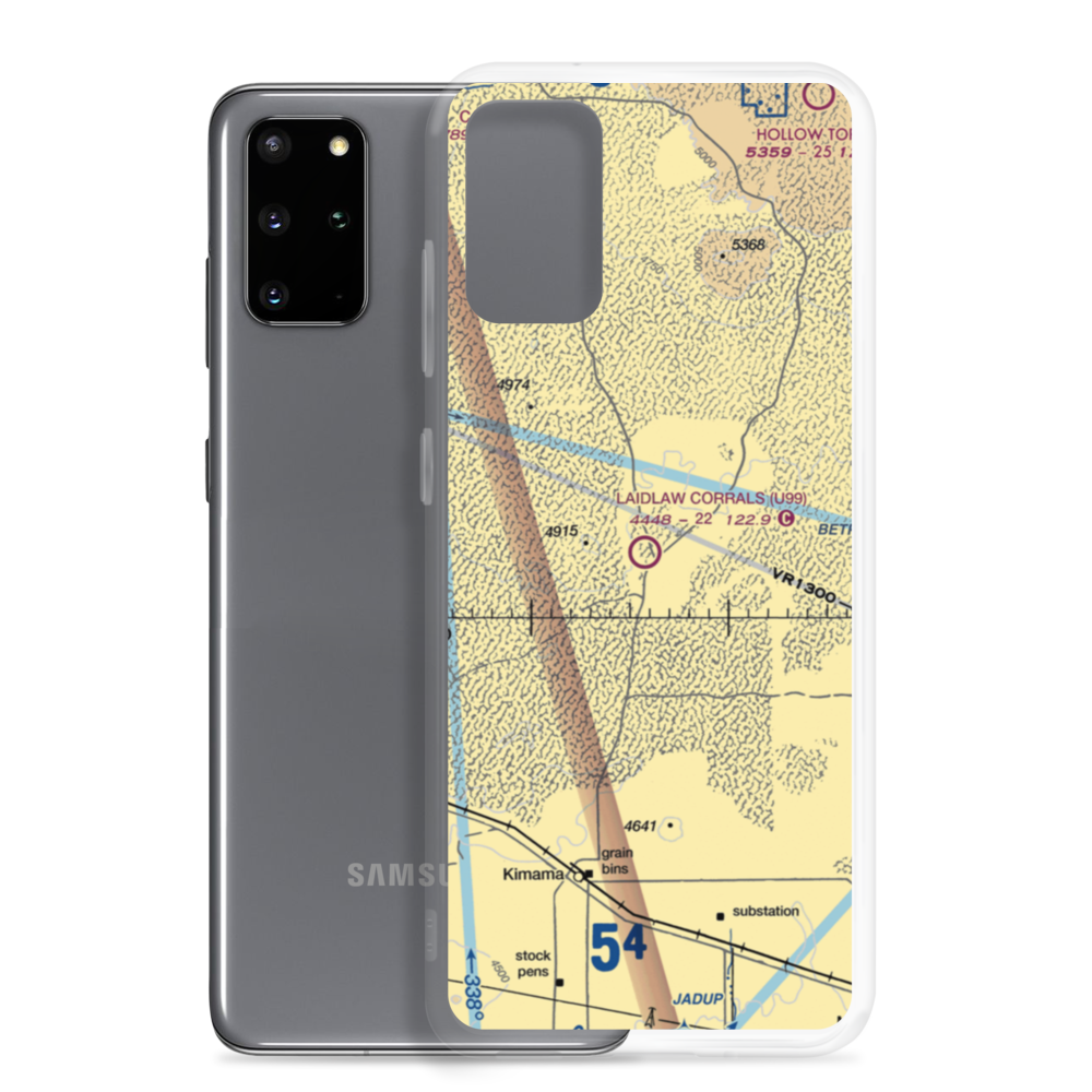 Laidlaw Corrals Airport (U99) VFR Sectional Samsung Case Samsung Galaxy S20 Plus model shown