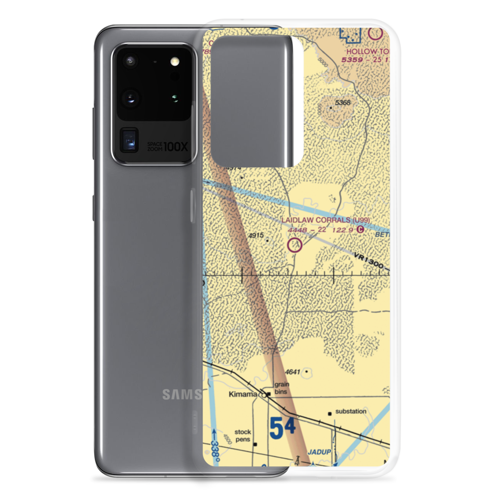 Laidlaw Corrals Airport (U99) VFR Sectional Samsung Case Samsung Galaxy S20 Ultra model shown
