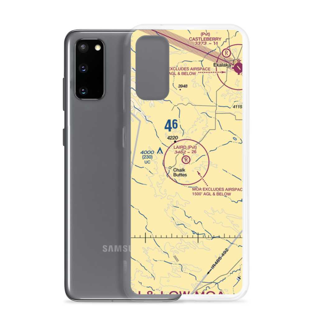 Laird Ranch Airport (MT05) VFR Sectional Samsung Case Samsung Galaxy S20 model shown
