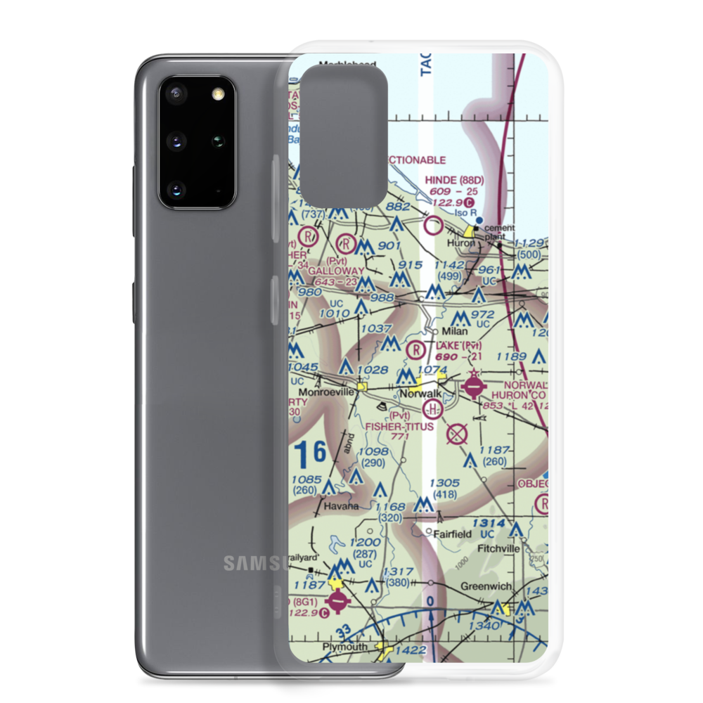 Lake Air Ranch Airport (87OI) VFR Sectional Samsung Case Samsung Galaxy S20 Plus model shown