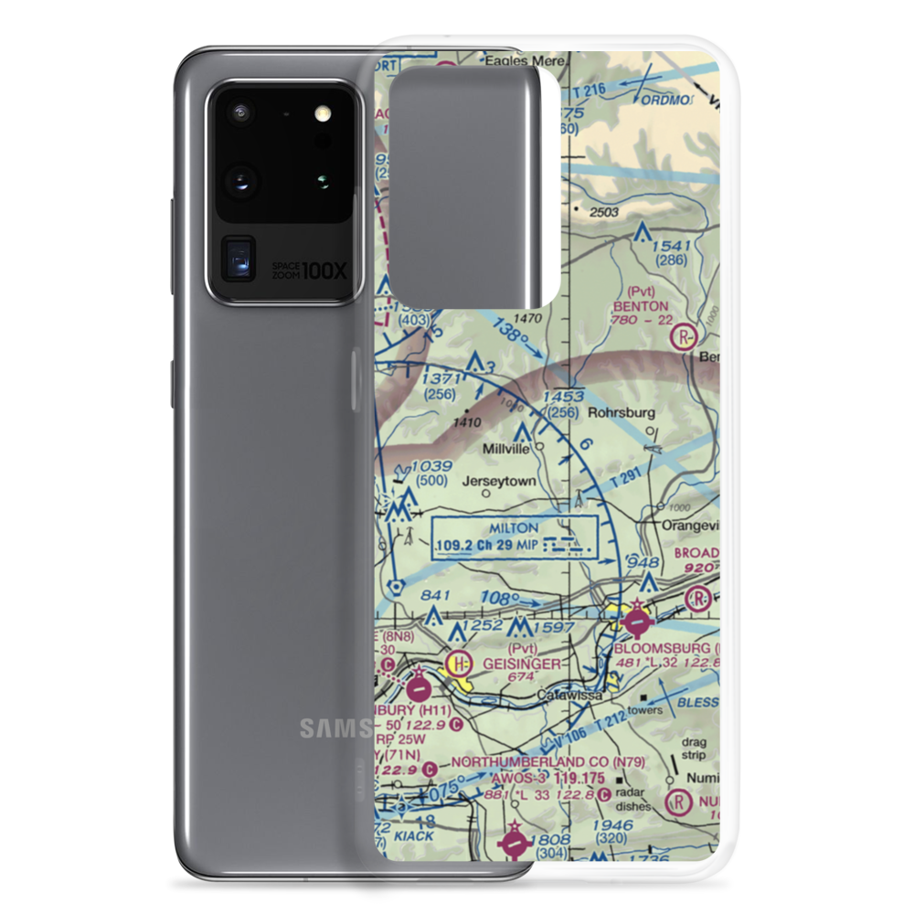 Lake Airport (19PA) VFR Sectional Samsung Case Samsung Galaxy S20 Ultra model shown