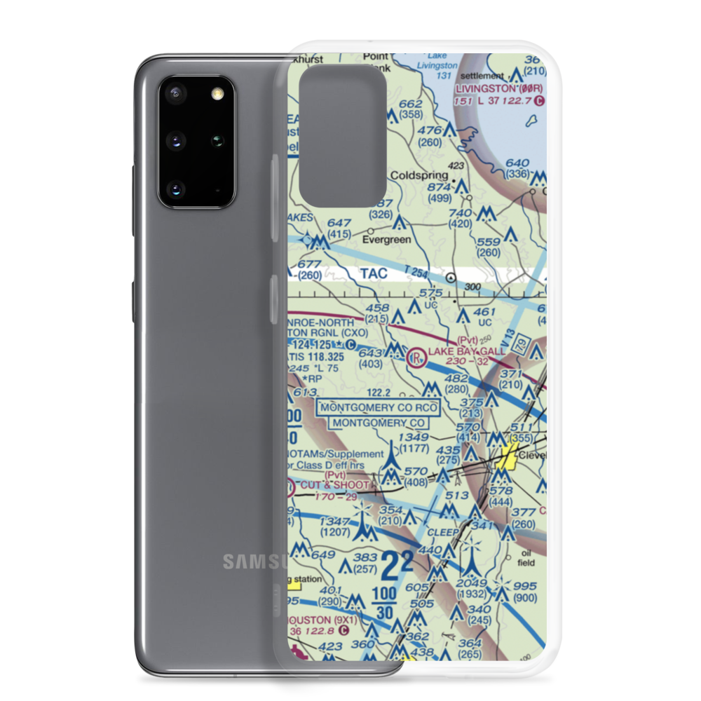 Lake Bay Gall Airport (0TS5) VFR Sectional Samsung Case Samsung Galaxy S20 Plus model shown