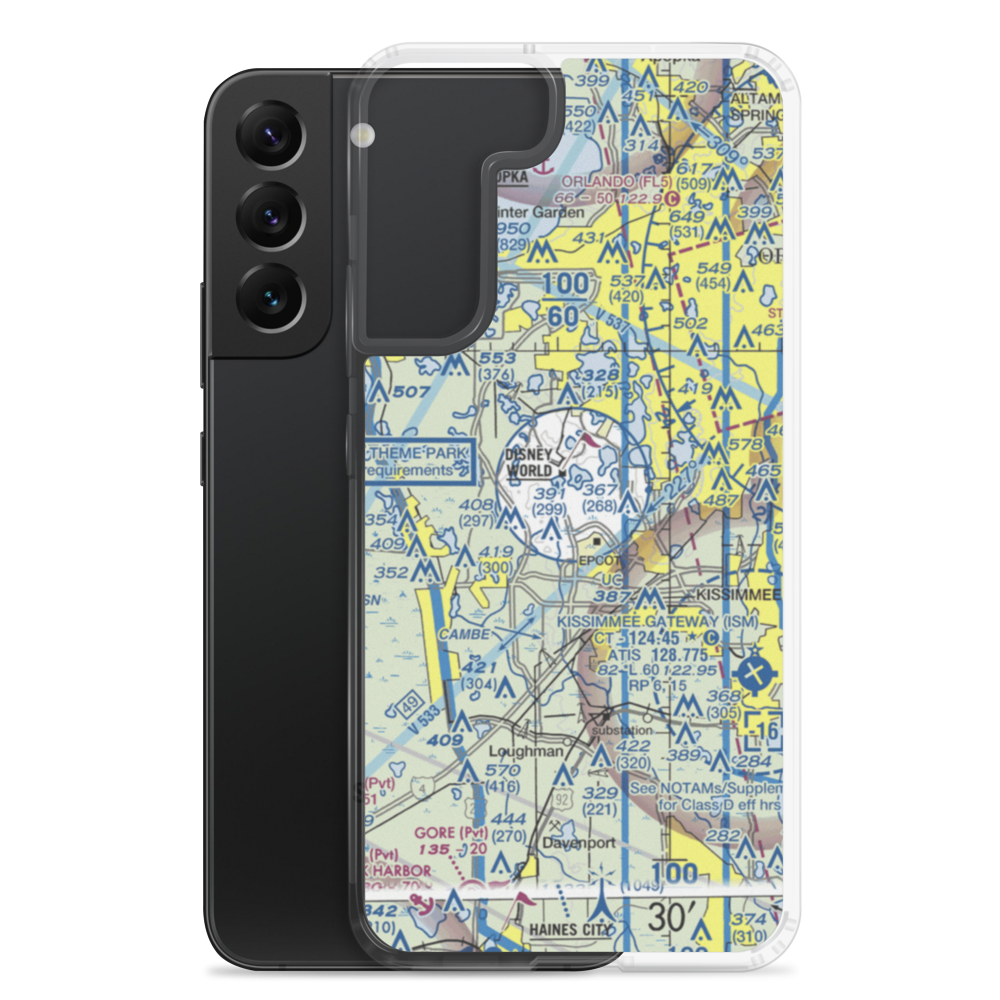Lake Buena Vista STOLport (DWS) VFR Sectional Samsung Case Samsung Galaxy S22 Plus model shown