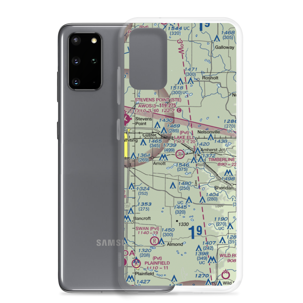 Lake Ell Field (WS14) VFR Sectional Samsung Case Samsung Galaxy S20 Plus model shown