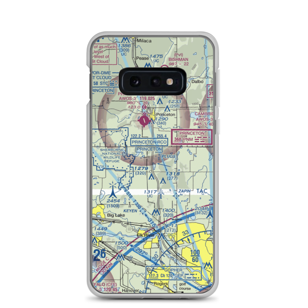 Lake Fremont Seaplane Base (MY48) VFR Sectional Samsung Case Samsung Galaxy S10e model shown