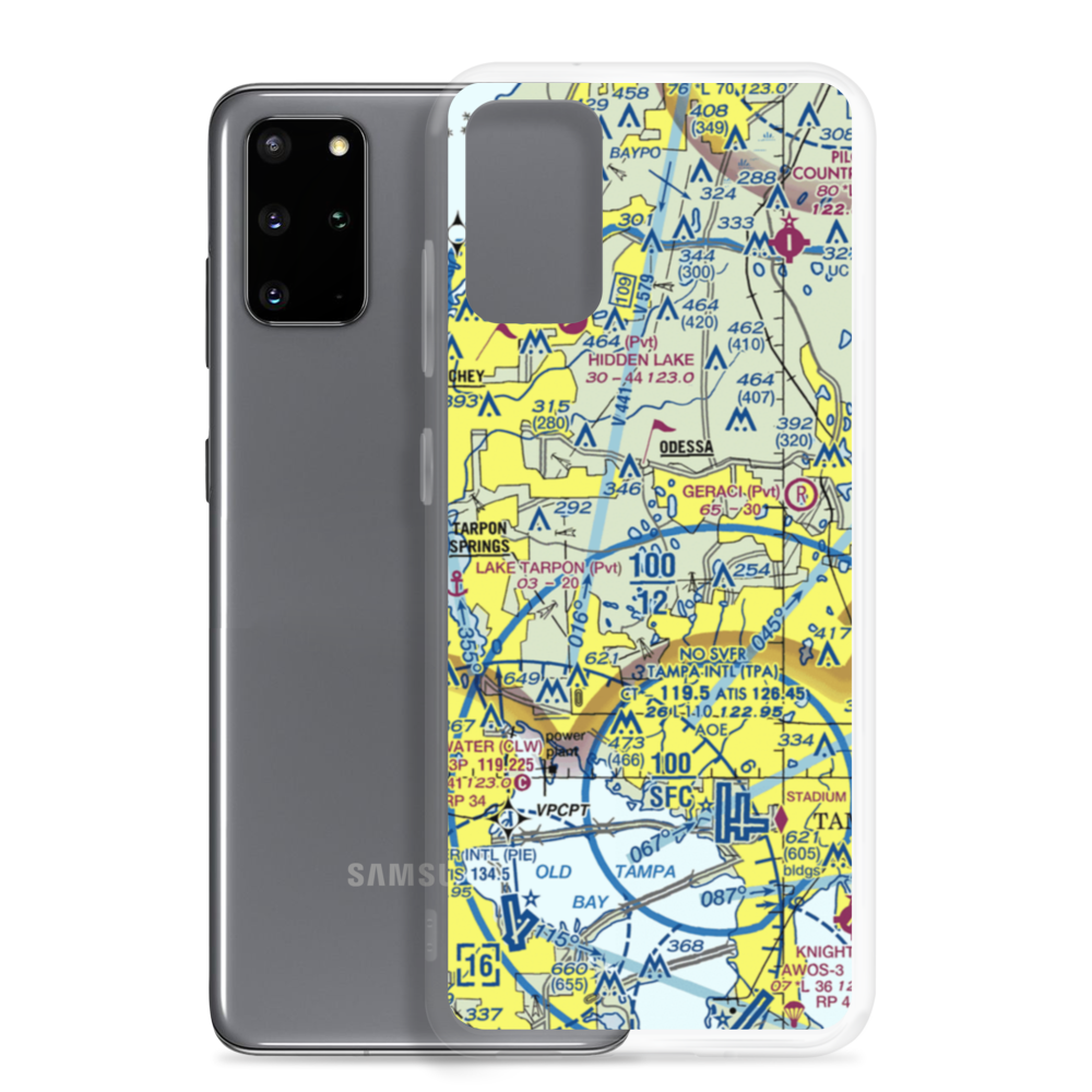 Lake Keystone Seaplane Base (57FL) VFR Sectional Samsung Case Samsung Galaxy S20 Plus model shown