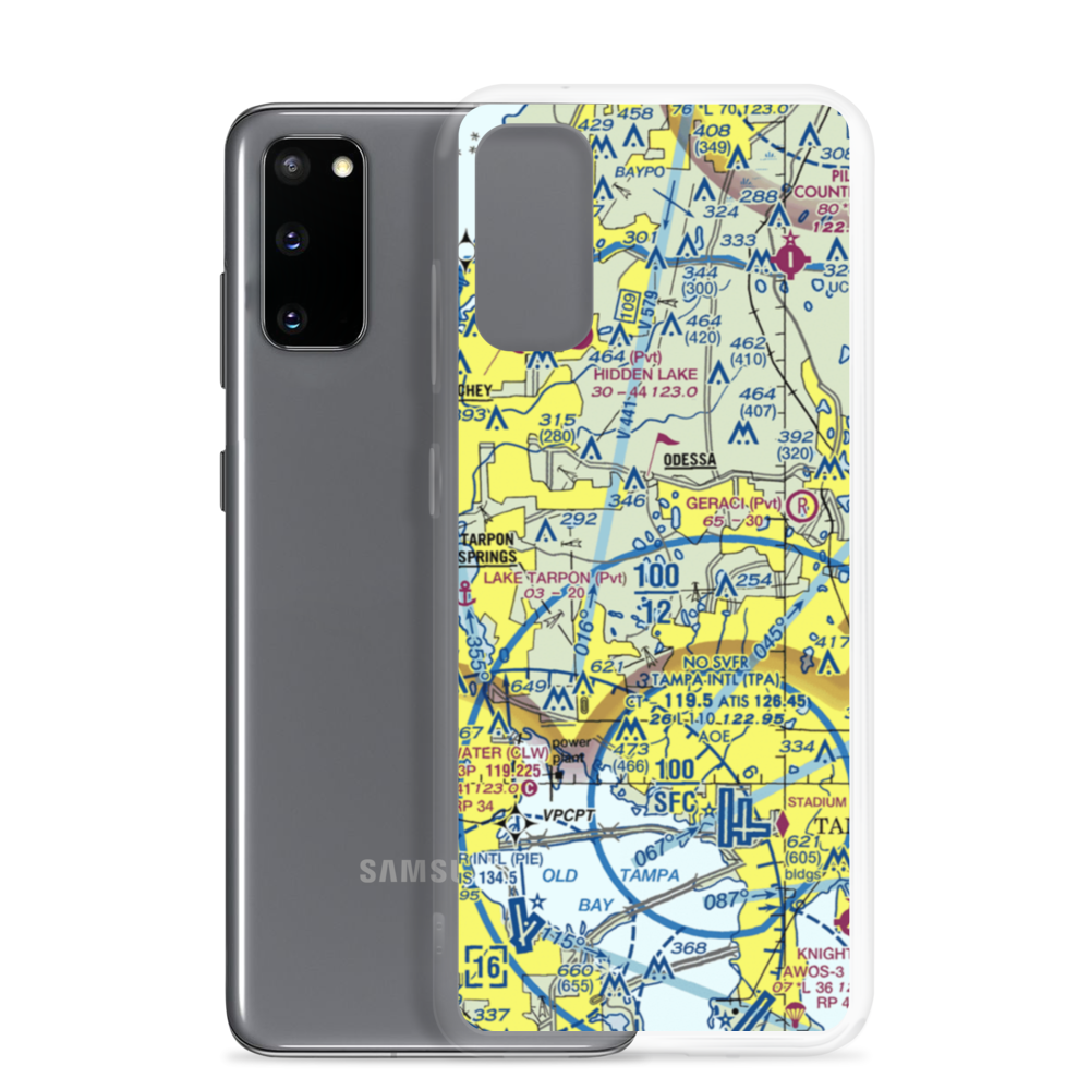 Lake Keystone Seaplane Base (57FL) VFR Sectional Samsung Case Samsung Galaxy S20 model shown