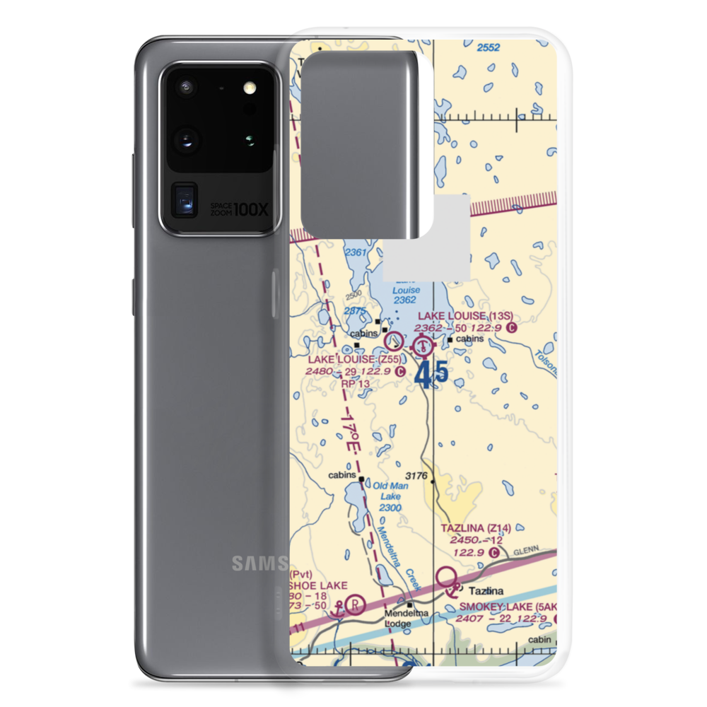 Lake Louise Seaplane Base (13S) VFR Sectional Samsung Case Samsung Galaxy S20 Ultra model shown