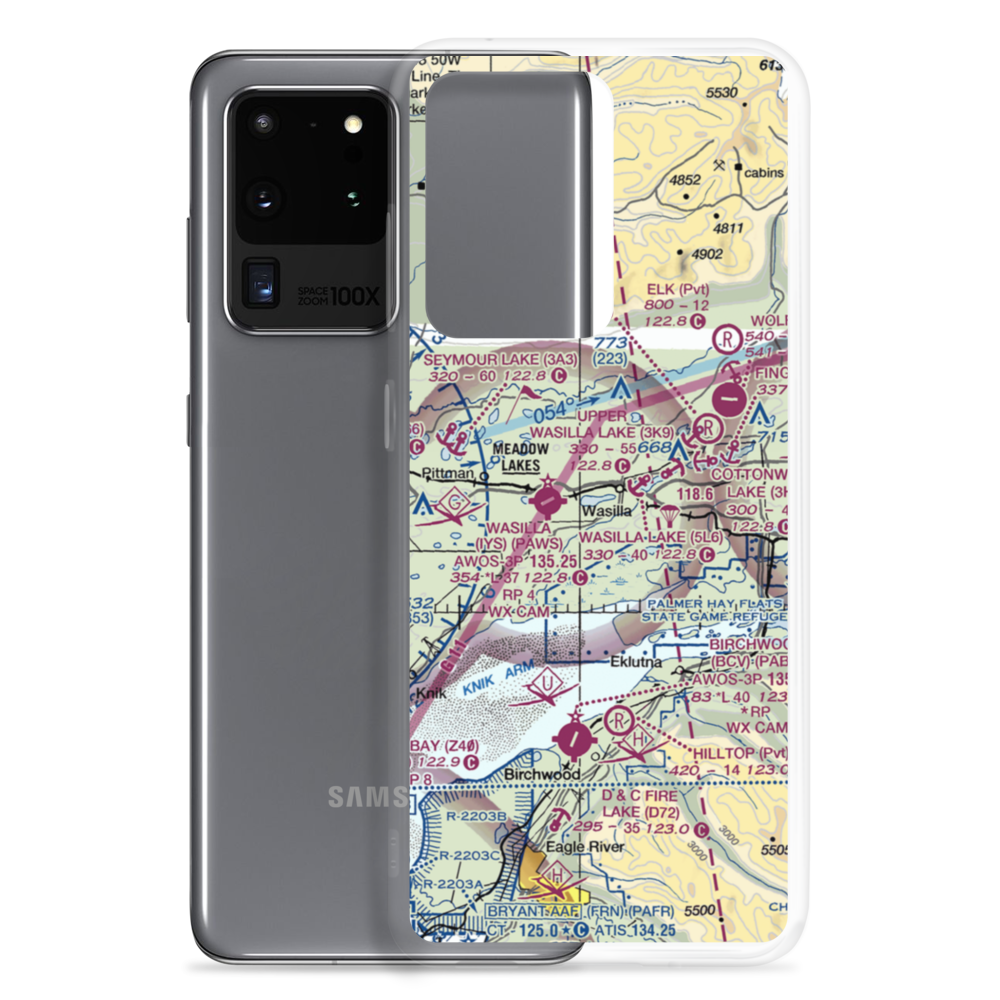 Lake Lucille Seaplane Base (4A3) VFR Sectional Samsung Case Samsung Galaxy S20 Ultra model shown