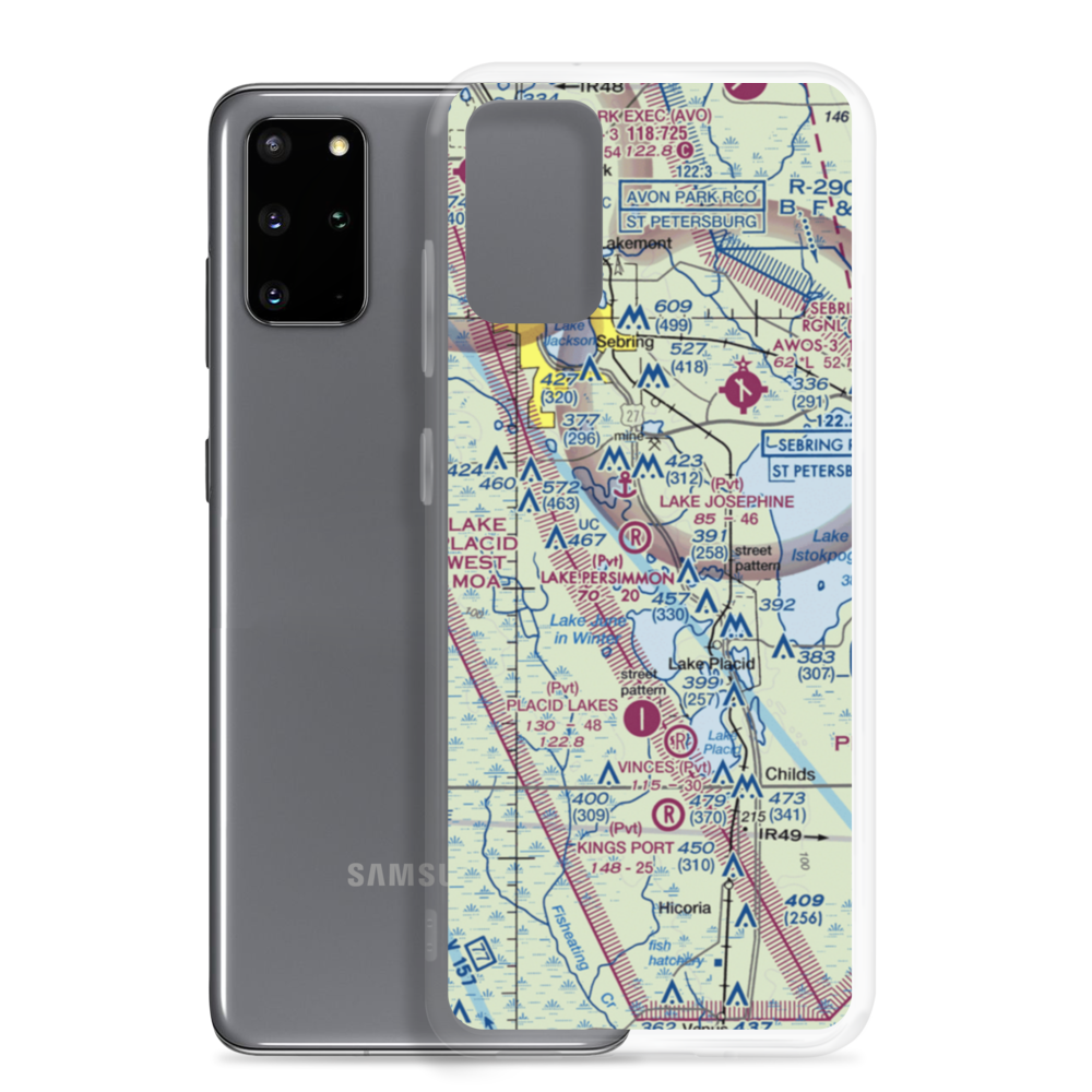Lake Persimmon Airstrip (03FA) VFR Sectional Samsung Case Samsung Galaxy S20 Plus model shown