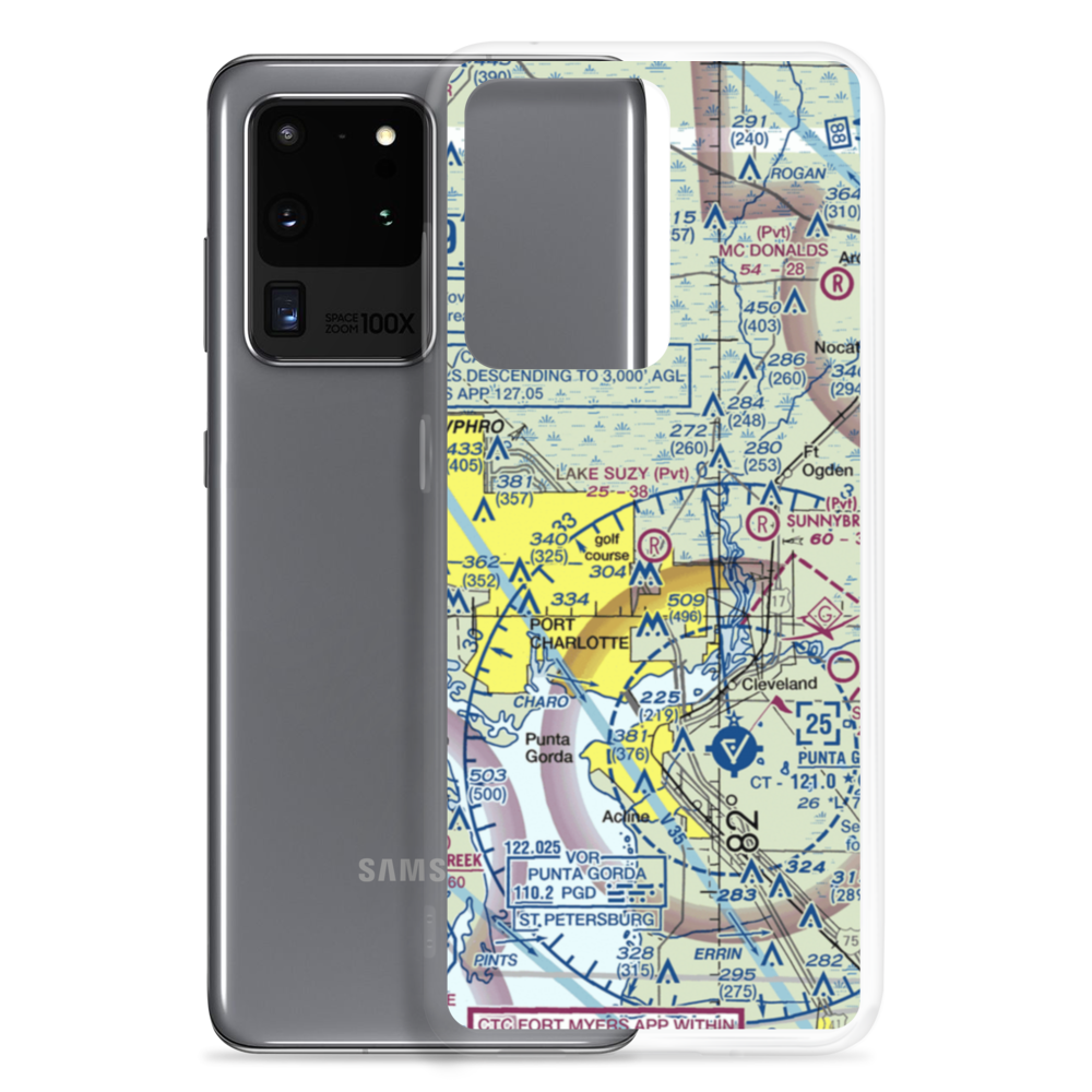 Lake Suzy Estates Airport (20FL) VFR Sectional Samsung Case Samsung Galaxy S20 Ultra model shown