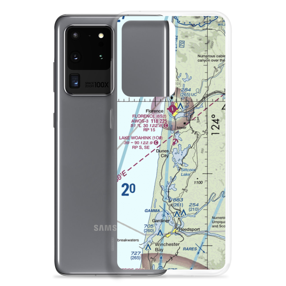 Lake Woahink Seaplane Base (1O0) VFR Sectional Samsung Case Samsung Galaxy S20 Ultra model shown
