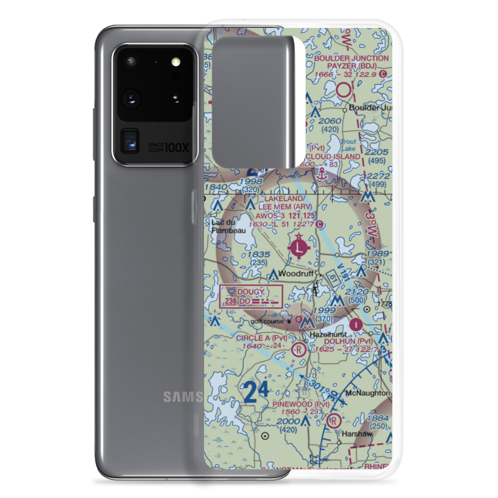 Lakeland-Noble F. Lee Memorial field (ARV) VFR Sectional Samsung Case Samsung Galaxy S20 Ultra model shown