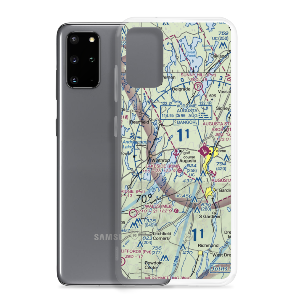 Lakeside Marina Seaplane Base (03M) VFR Sectional Samsung Case Samsung Galaxy S20 Plus model shown