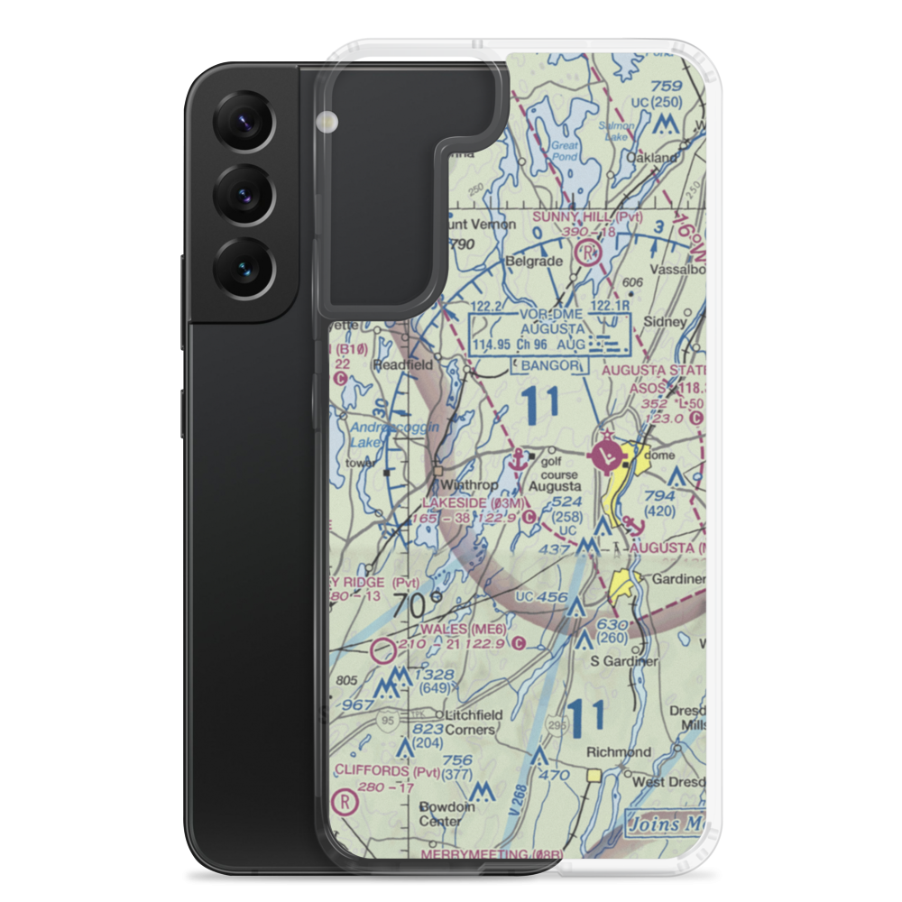 Lakeside Marina Seaplane Base (03M) VFR Sectional Samsung Case Samsung Galaxy S22 Plus model shown