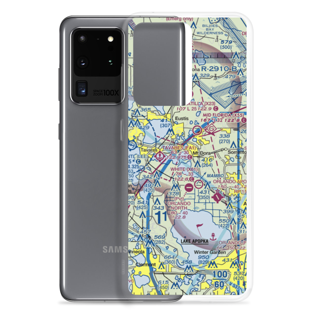 Lakeside Seaplane Base (22FL) VFR Sectional Samsung Case Samsung Galaxy S20 Ultra model shown