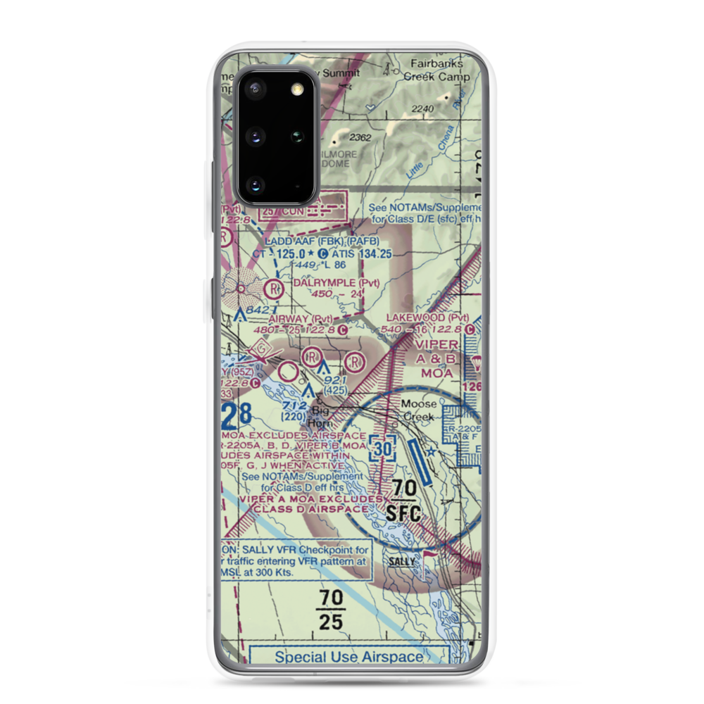 Lakewood Airport (78AA) VFR Sectional Samsung Case Samsung Galaxy S20 Plus model shown