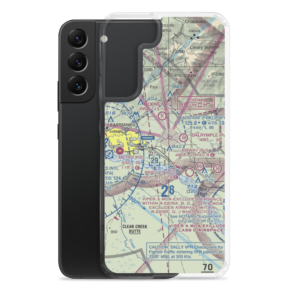 Lakloey Air Park (AK22) VFR Sectional Samsung Case Samsung Galaxy S22 Plus model shown