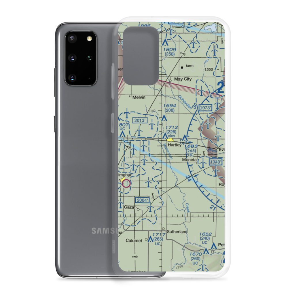 Lambert Fechter Municipal Airport (0Y4) VFR Sectional Samsung Case Samsung Galaxy S20 Plus model shown