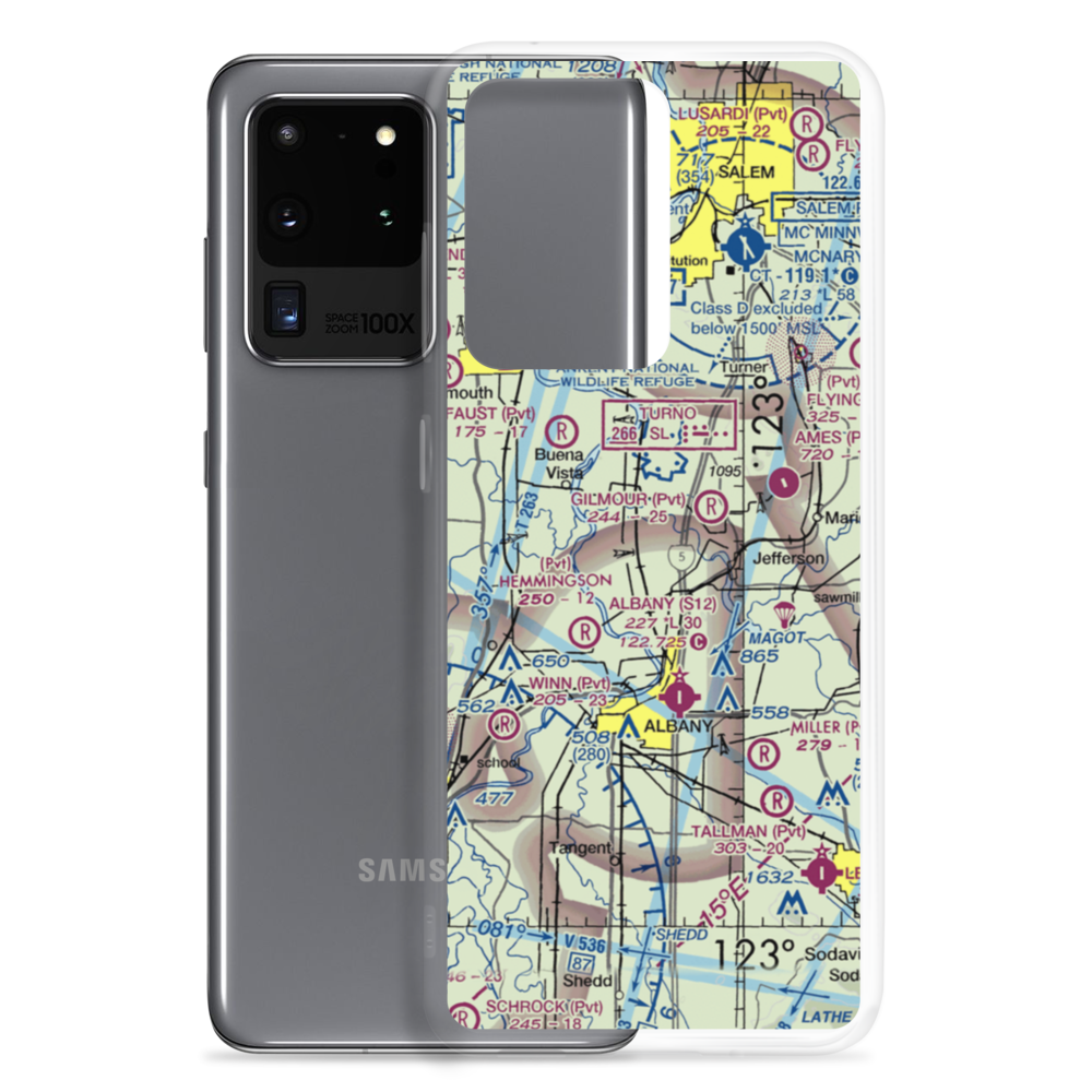 Lambert Field (4OR3) VFR Sectional Samsung Case Samsung Galaxy S20 Ultra model shown
