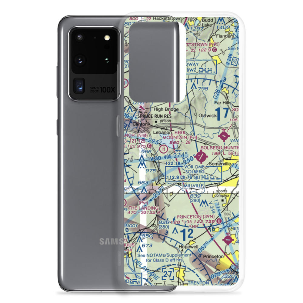 Lance Airport (6NJ8) VFR Sectional Samsung Case Samsung Galaxy S20 Ultra model shown