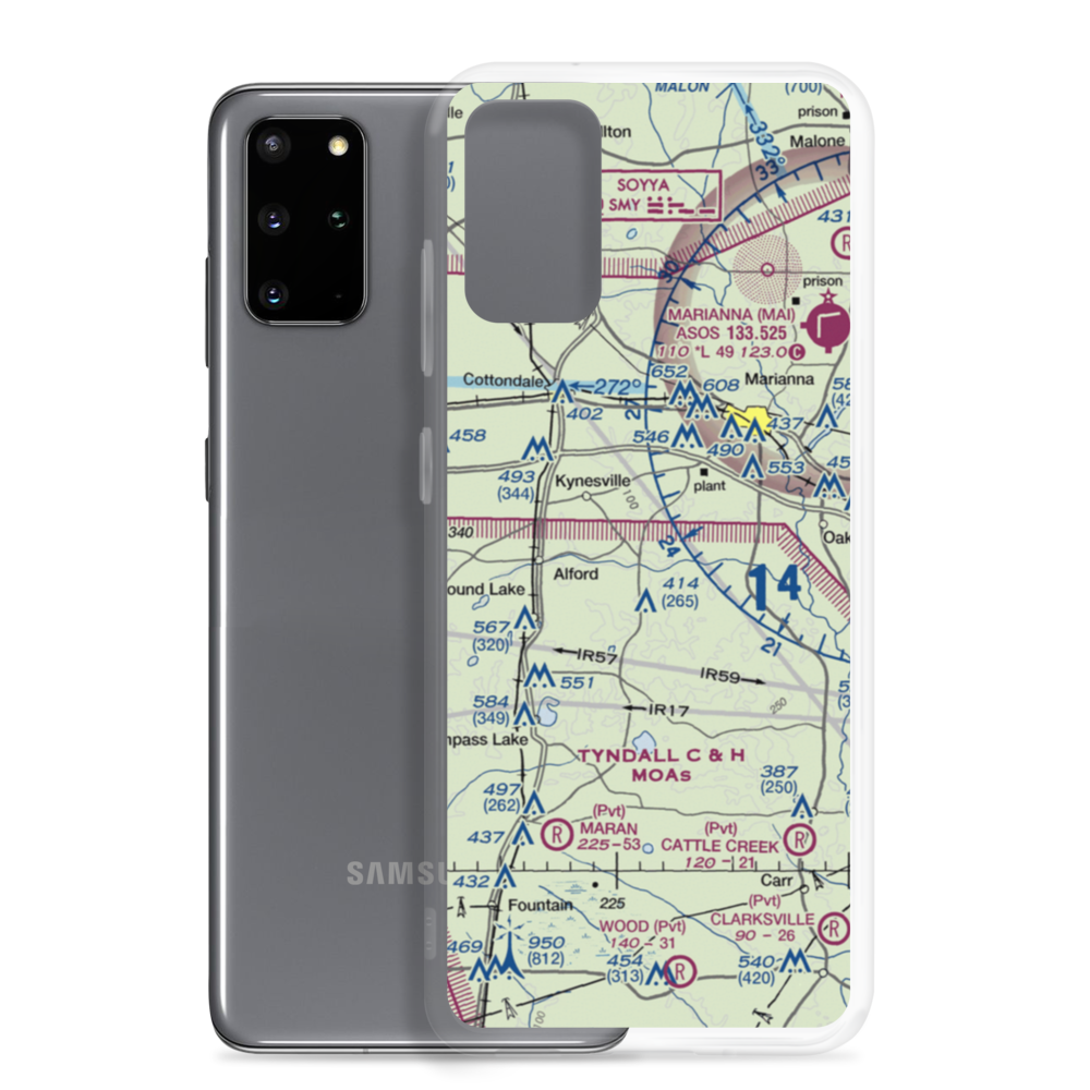 Land's Field (21FD) VFR Sectional Samsung Case Samsung Galaxy S20 Plus model shown