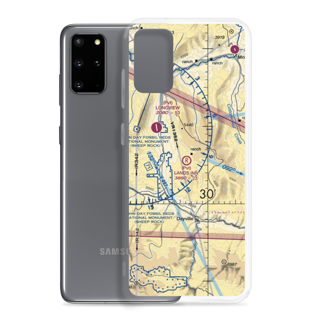 Land's Inn Ranch Airport (49OR) VFR Sectional Samsung Case Samsung Galaxy S20 Plus model shown