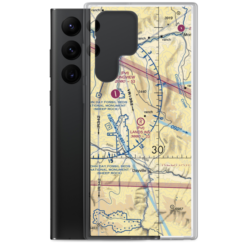 Land's Inn Ranch Airport (49OR) VFR Sectional Samsung Case Samsung Galaxy S22 Ultra model shown