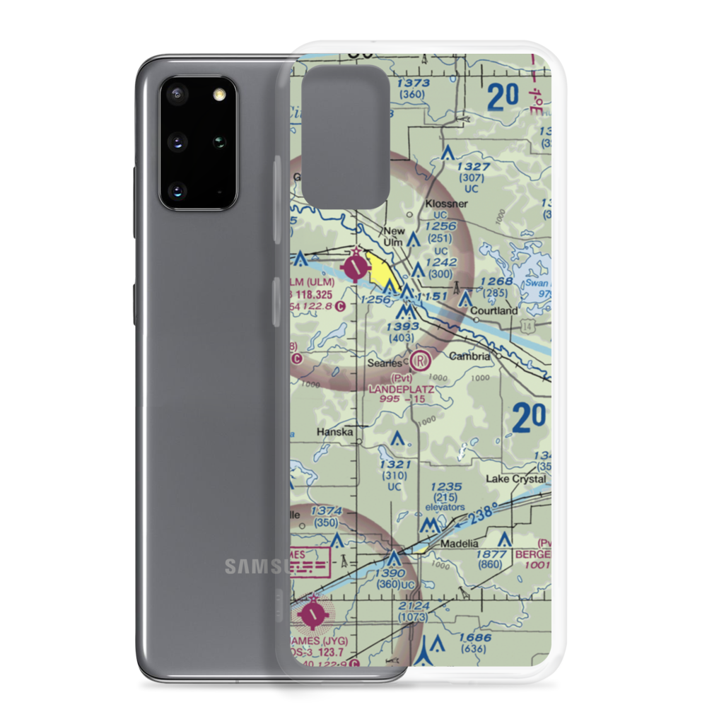 Landeplatz Airport (MN88) VFR Sectional Samsung Case Samsung Galaxy S20 Plus model shown