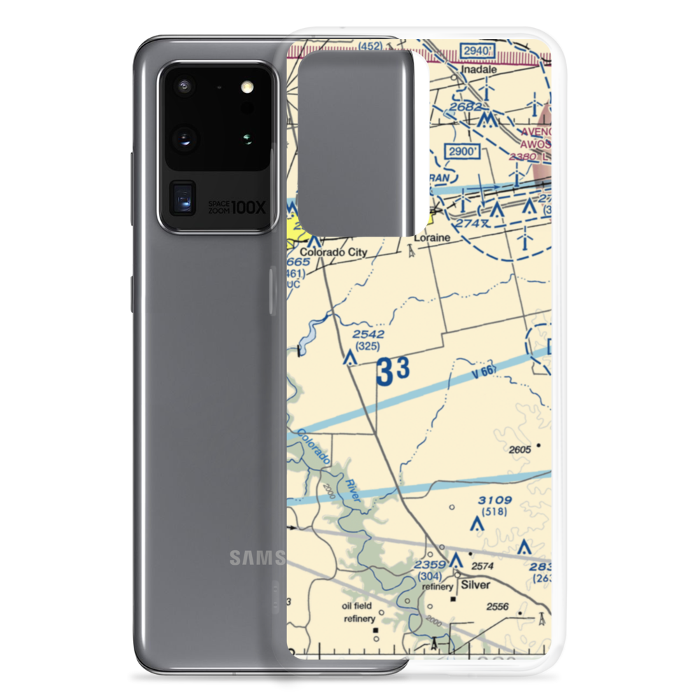 Landers Ranch Airport (1TS8) VFR Sectional Samsung Case Samsung Galaxy S20 Ultra model shown