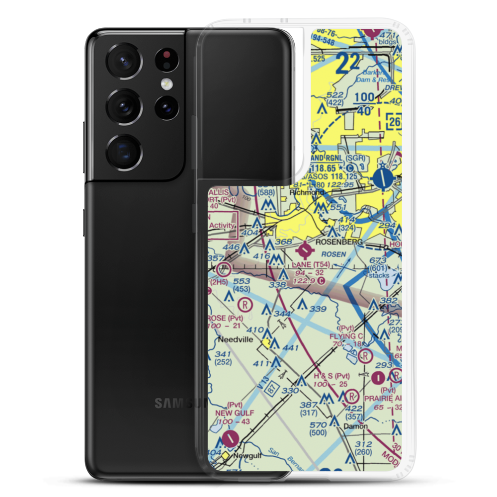 Lane Airpark (T54) VFR Sectional Samsung Case Samsung Galaxy S21 Ultra model shown