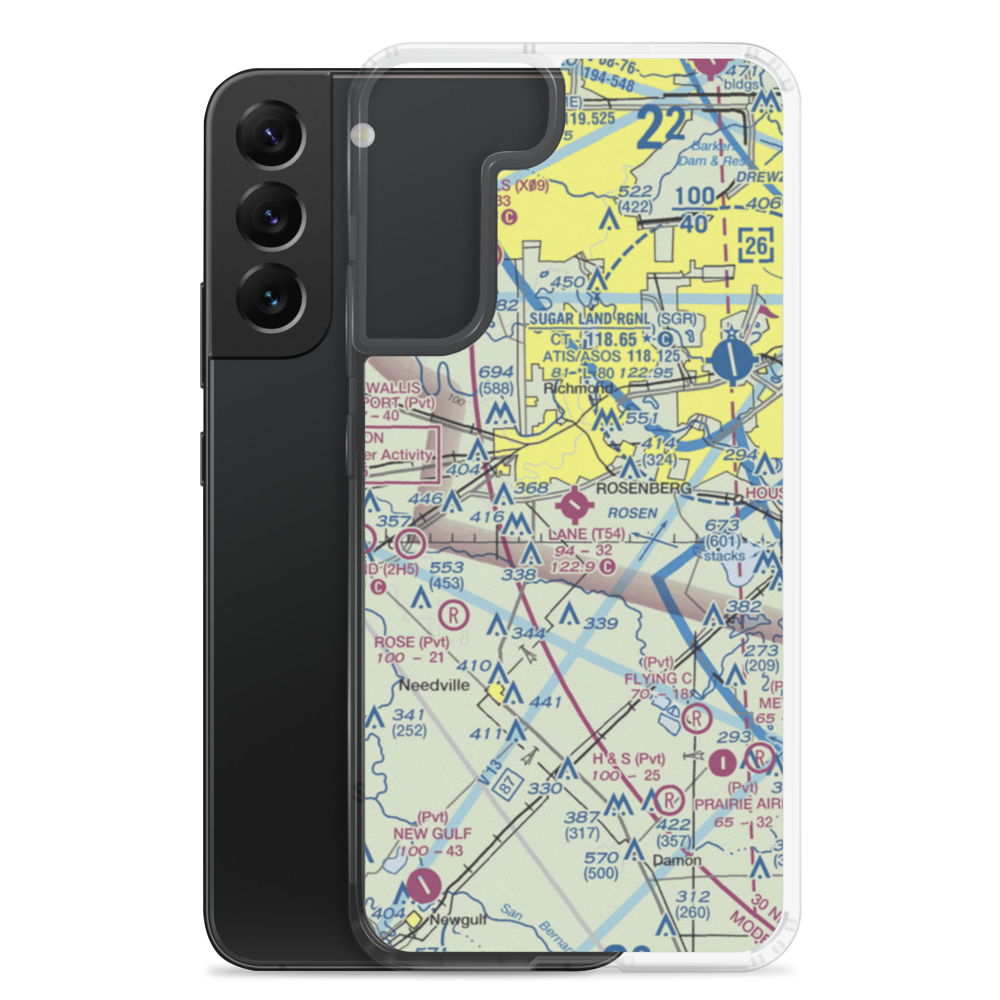 Lane Airpark (T54) VFR Sectional Samsung Case Samsung Galaxy S22 Plus model shown