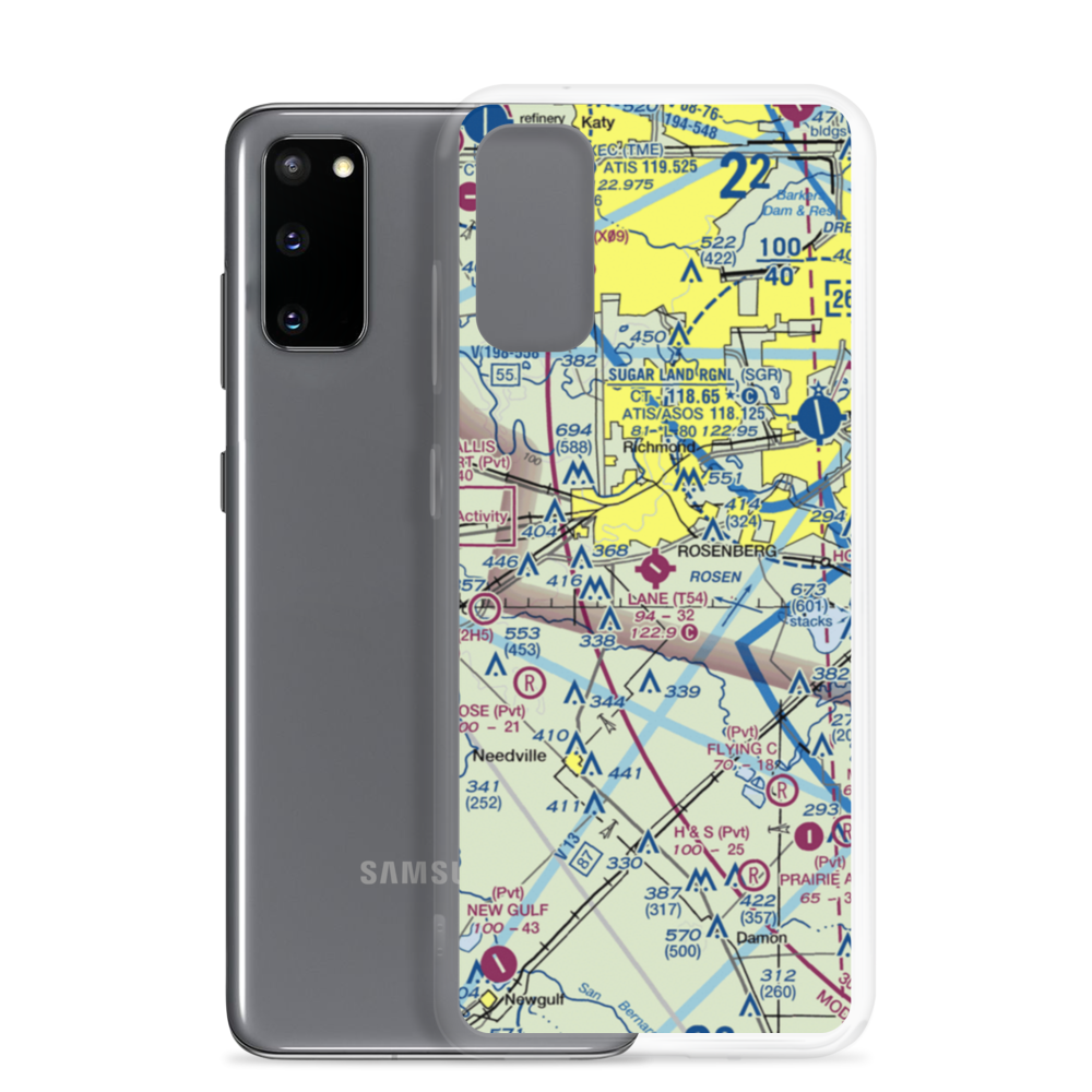 Lane Airpark (T54) VFR Sectional Samsung Case Samsung Galaxy S20 model shown
