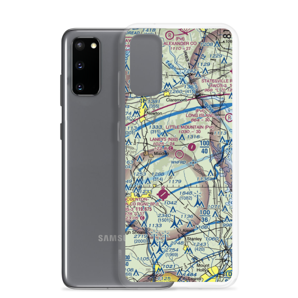 Laneys Airport (N92) VFR Sectional Samsung Case Samsung Galaxy S20 model shown