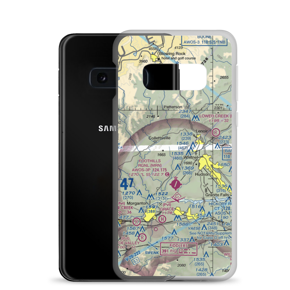 Lanni Field (18NC) VFR Sectional Samsung Case Samsung Galaxy S10e model shown