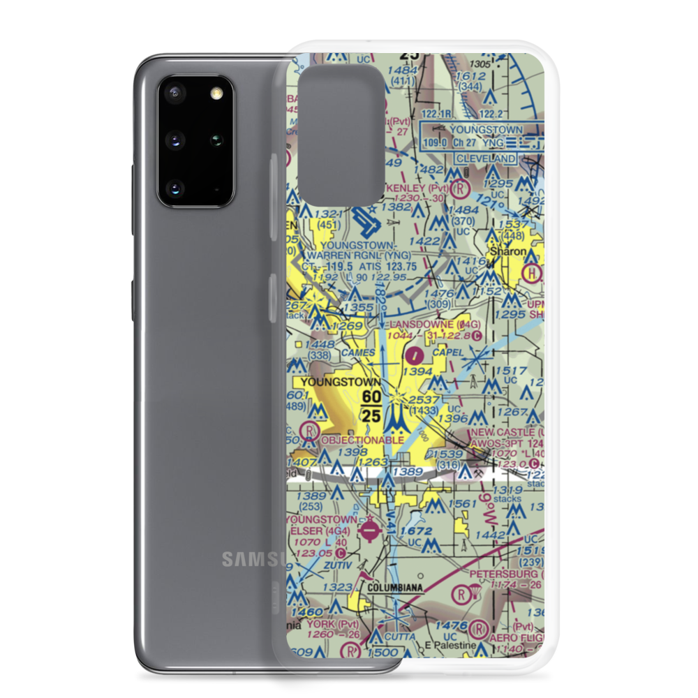 Lansdowne Airport (04G) VFR Sectional Samsung Case Samsung Galaxy S20 Plus model shown
