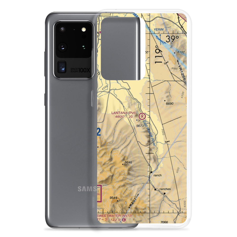 Lantana Ranch Airport (01NV) VFR Sectional Samsung Case Samsung Galaxy S20 Ultra model shown