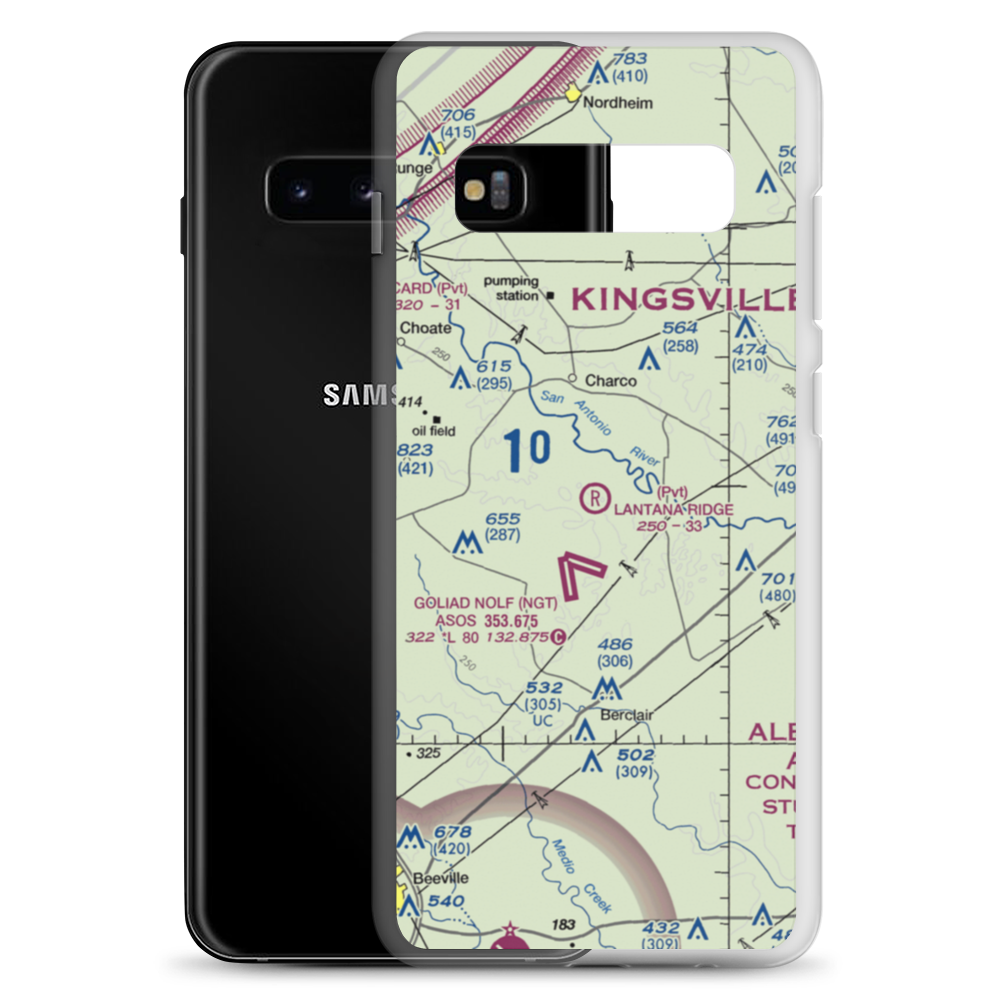 Lantana Ridge Airport (18XA) VFR Sectional Samsung Case Samsung Galaxy S10+ model shown