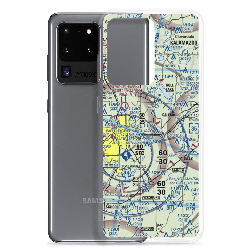 Larry D Boven Airport (2MI3) VFR Sectional Samsung Case Samsung Galaxy S20 Ultra model shown