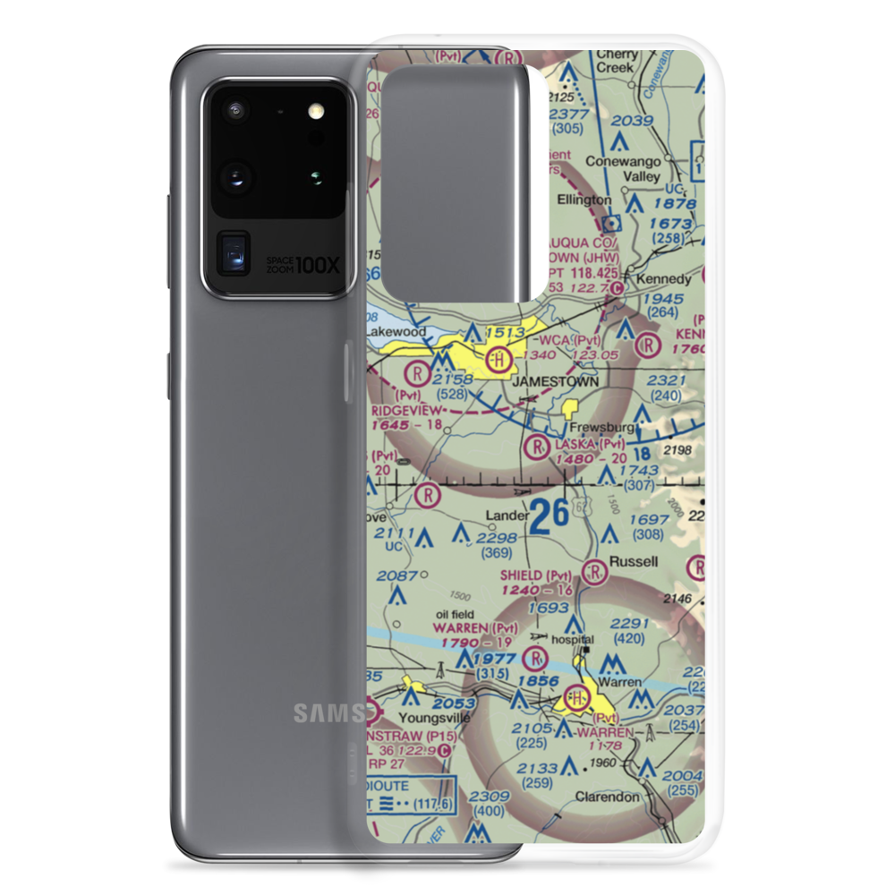 Laska Airport (3NK4) VFR Sectional Samsung Case Samsung Galaxy S20 Ultra model shown