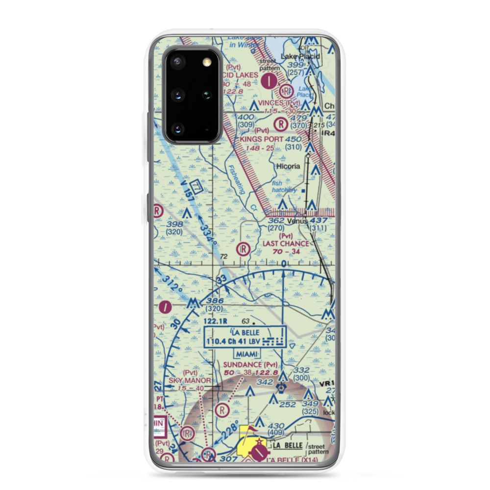 Last Chance Ranch Airport (3FD0) VFR Sectional Samsung Case Samsung Galaxy S20 Plus model shown