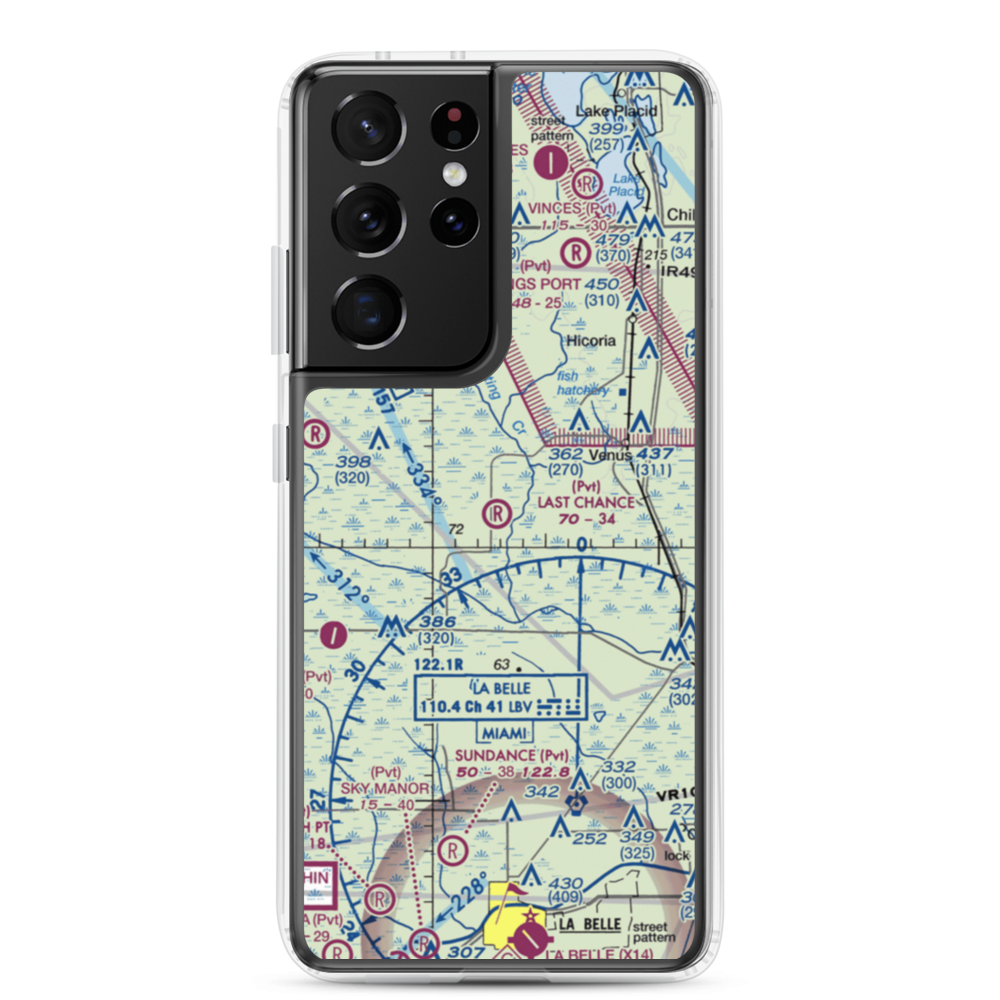 Last Chance Ranch Airport (3FD0) VFR Sectional Samsung Case Samsung Galaxy S21 Ultra model shown