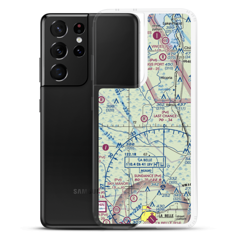 Last Chance Ranch Airport (3FD0) VFR Sectional Samsung Case Samsung Galaxy S21 Ultra model shown