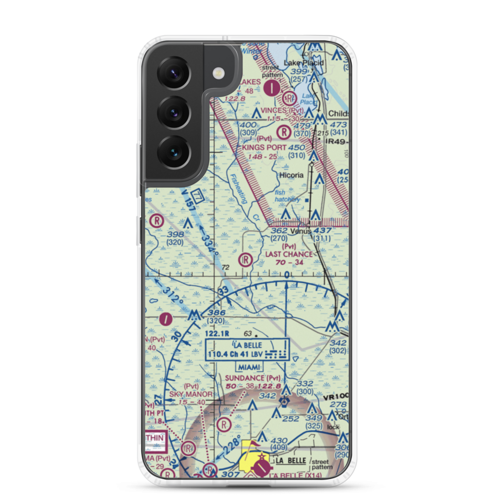 Last Chance Ranch Airport (3FD0) VFR Sectional Samsung Case Samsung Galaxy S22 Plus model shown