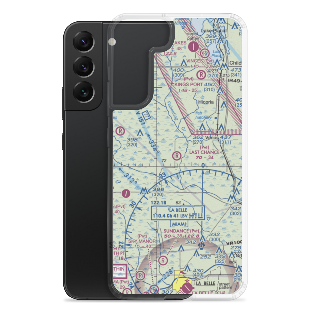Last Chance Ranch Airport (3FD0) VFR Sectional Samsung Case Samsung Galaxy S22 Plus model shown