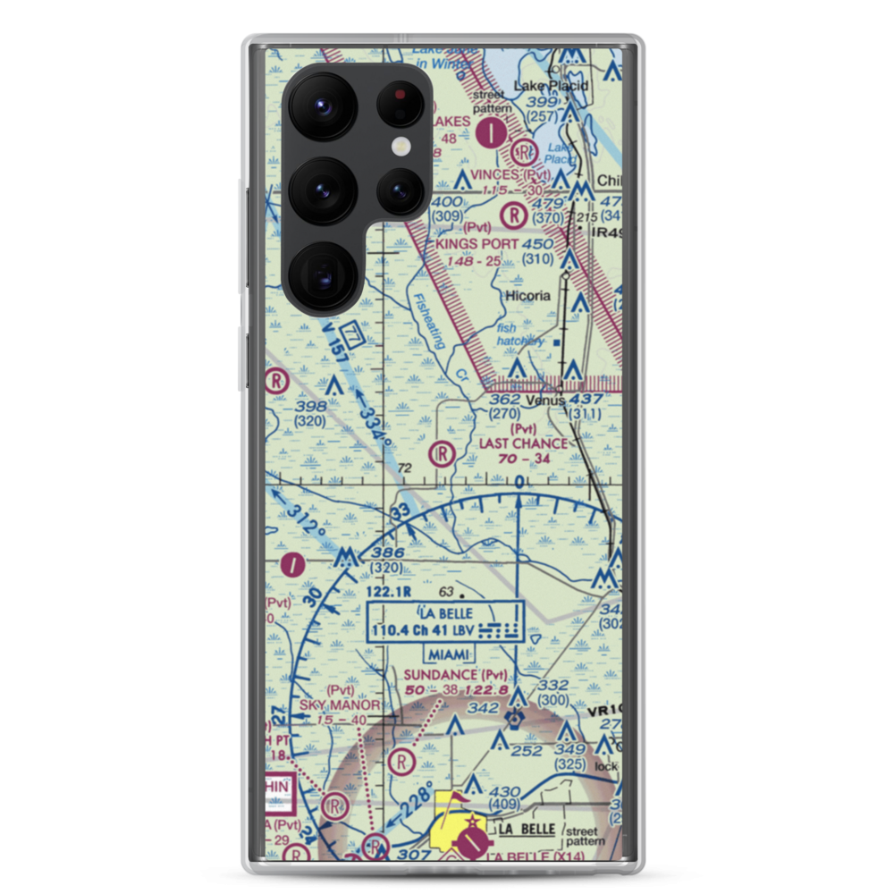 Last Chance Ranch Airport (3FD0) VFR Sectional Samsung Case Samsung Galaxy S22 Ultra model shown