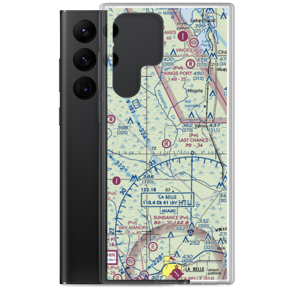 Last Chance Ranch Airport (3FD0) VFR Sectional Samsung Case Samsung Galaxy S22 Ultra model shown