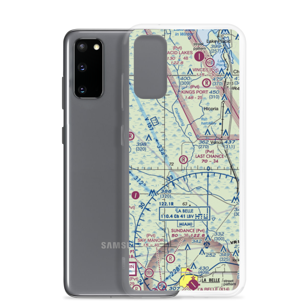 Last Chance Ranch Airport (3FD0) VFR Sectional Samsung Case Samsung Galaxy S20 model shown