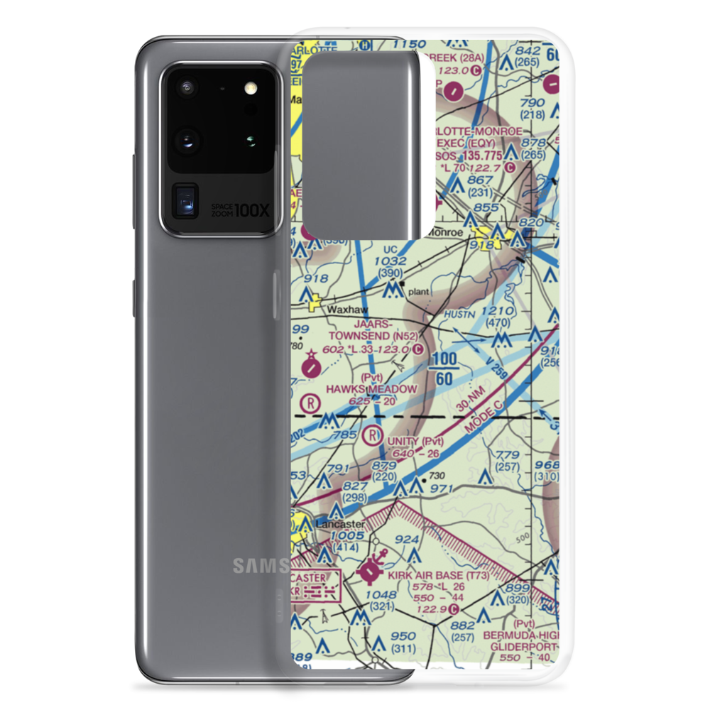 Lathan Strip (5NC2) VFR Sectional Samsung Case Samsung Galaxy S20 Ultra model shown