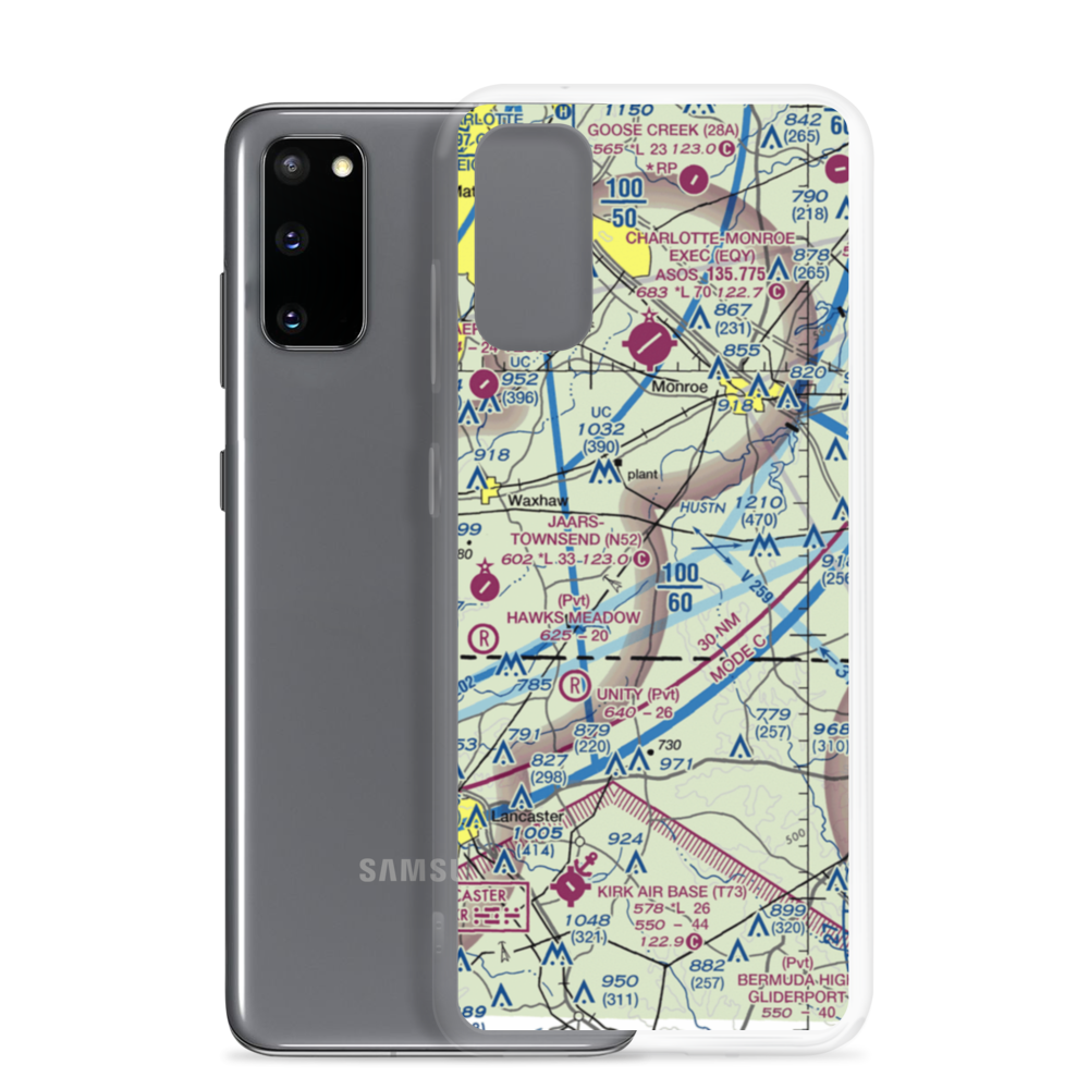 Lathan Strip (5NC2) VFR Sectional Samsung Case Samsung Galaxy S20 model shown